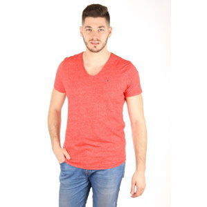 Tommy Hilfiger pánské červené tričko Basic - M (683)
